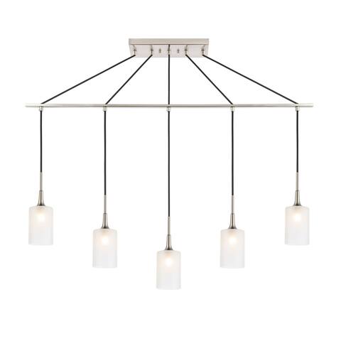 Woodbridge Chelsea 5L Linear Pendant w/LED
