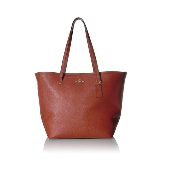 coach crossgrain large street tote