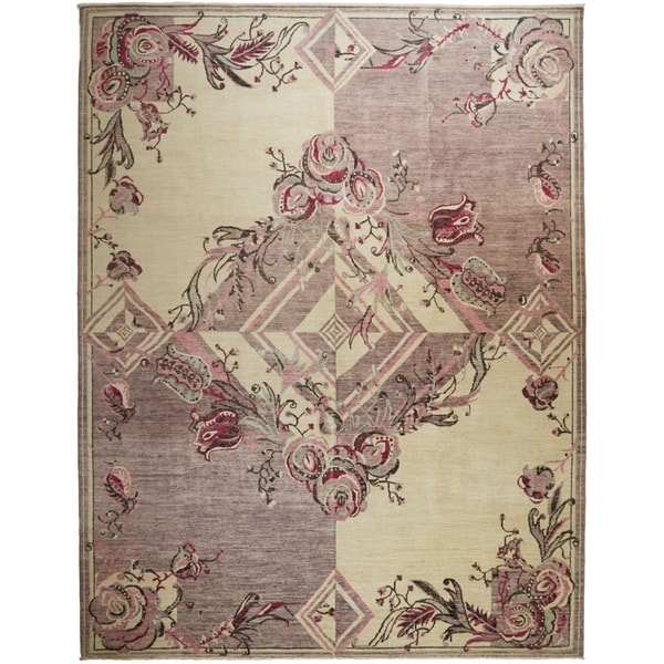 Eclectic, Hand Knotted Area Rug - 9' 0" x 11' 9" - 9' x 12'