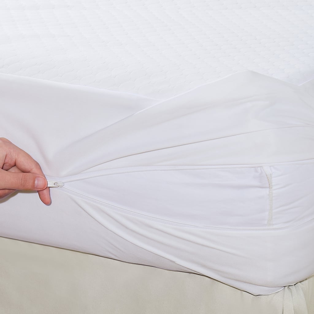 Fresh Ideas All-In-One Comfort Top Mattress Protector W/ Bed Bug Blocker