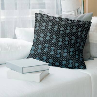 Ombre Lattice Throw Pillow