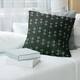 Ombre Lattice Throw Pillow - 16 x 16 - Green - Synthetic Fiber