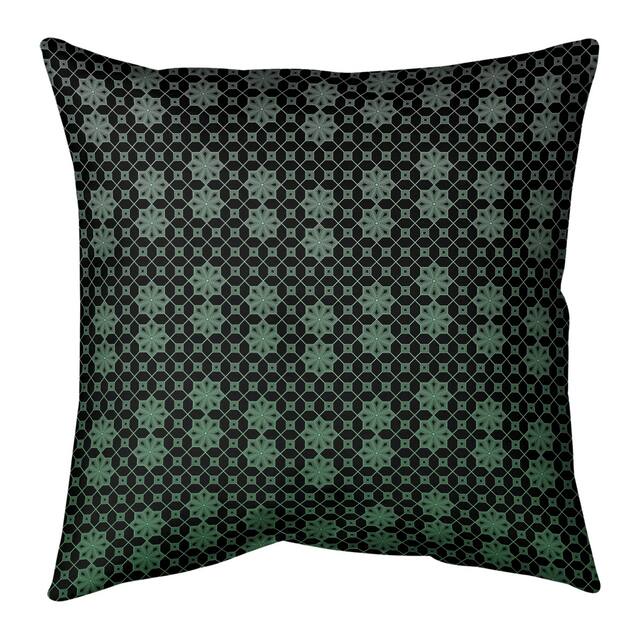 Ombre Lattice Throw Pillow