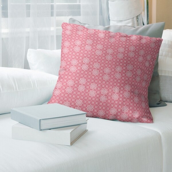 Classic Lattice Throw Pillow