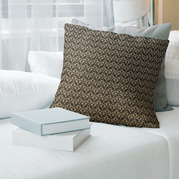 Ombre Classic Art Deco Throw Pillow