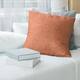 Full Color RPG Pattern Throw Pillow - 14 x 14 - Orange - Linen