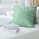 Main Alternate Art Deco Throw Pillow - 26 x 26 - Green - Synthetic Fiber