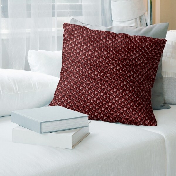 Black Classic Geometric Ombre Pattern Throw Pillow