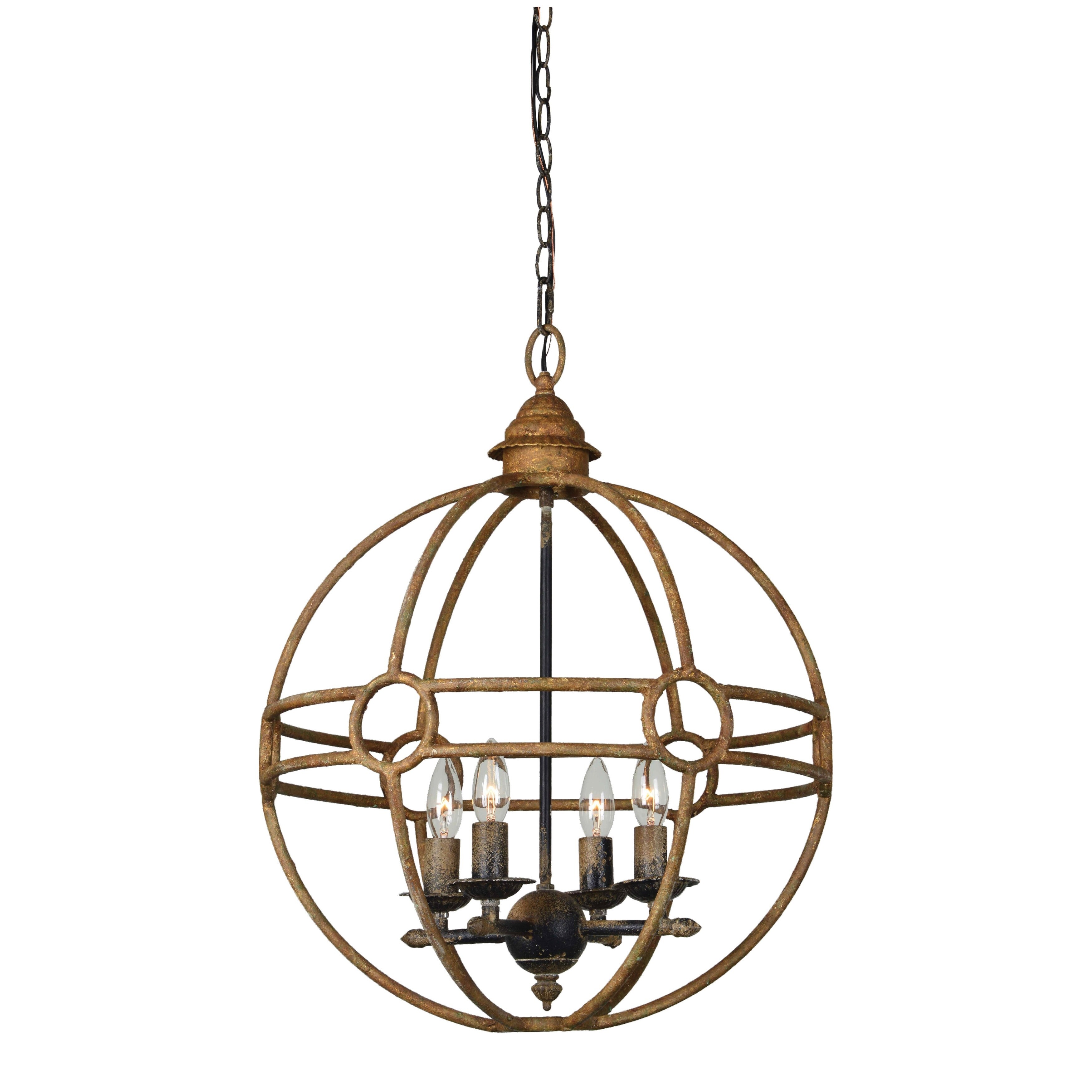 McGraw 4-Lt Chandelier - Chandeliers For Bedrooms by Overstock.com