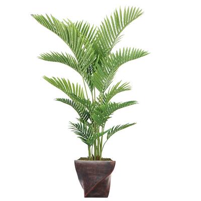 72.5" Real Touch Palm Tree in Fiberstone Planter