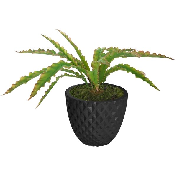 39.1"H Real touch agave in Fiberstone Planter