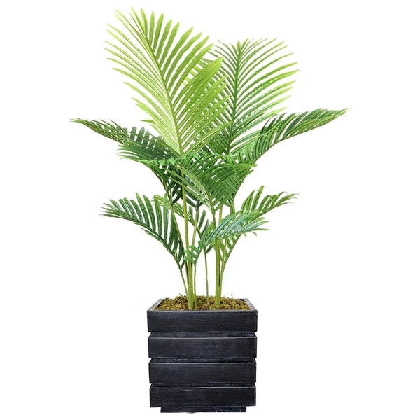50" Real Touch Palm Tree in Fiberstone Planter