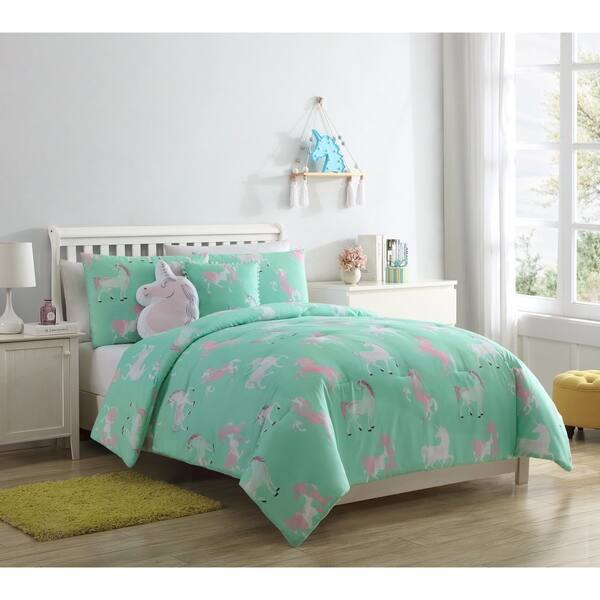 Shop Porch Den Gimm Tie Dye Unicorn Comforter Set Free
