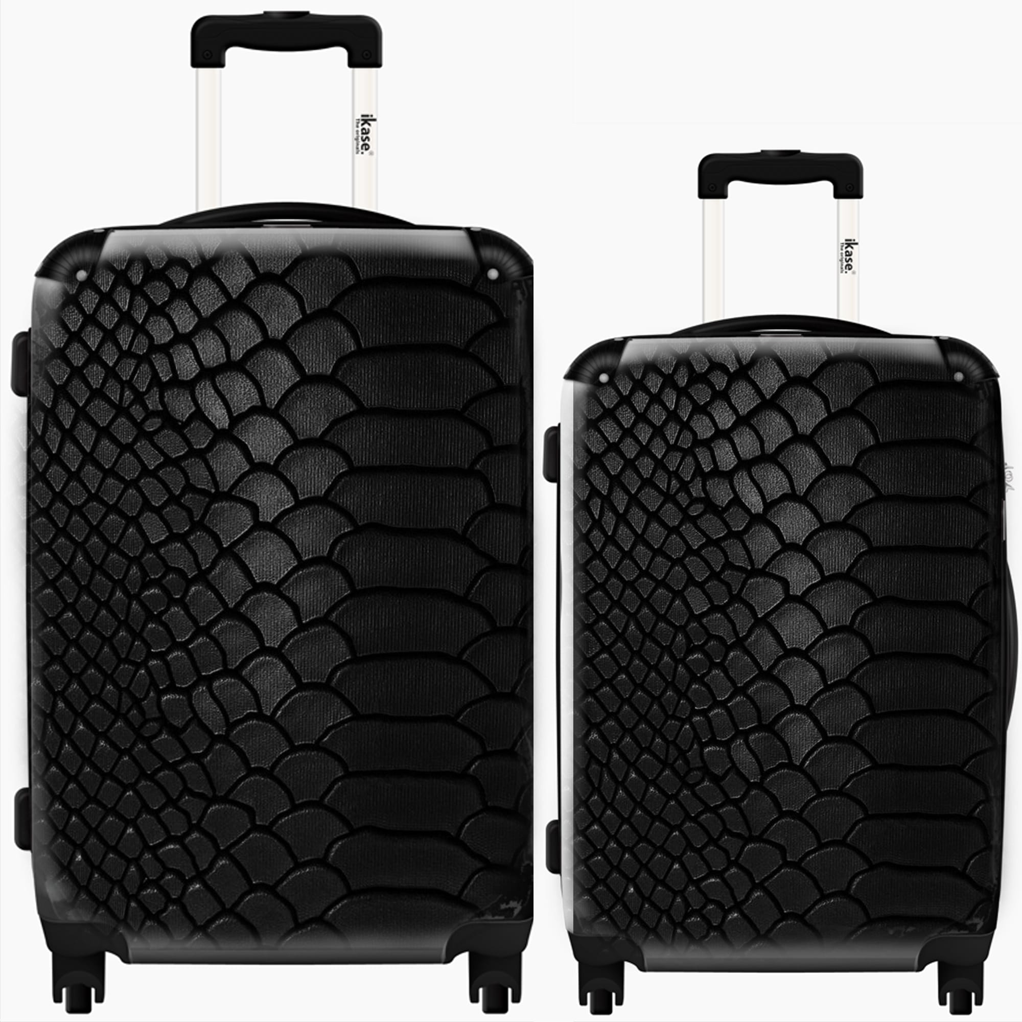 animal print luggage