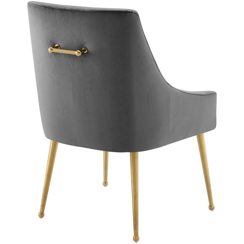Silver Orchid Allison Upholstered Velvet Dining Chair
