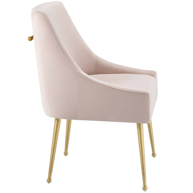 Silver Orchid Allison Upholstered Velvet Dining Chair