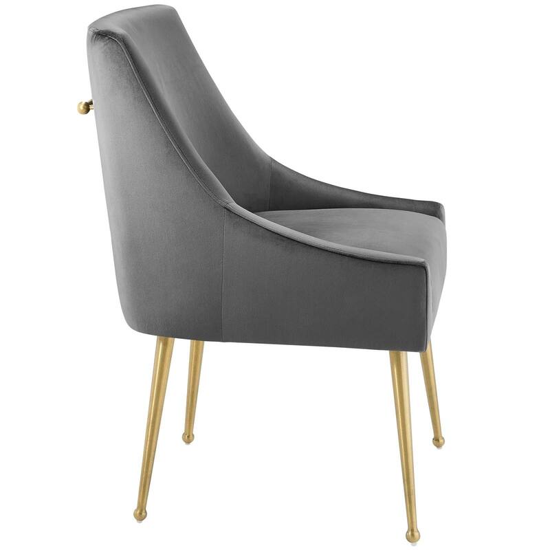 Silver Orchid Allison Upholstered Velvet Dining Chair