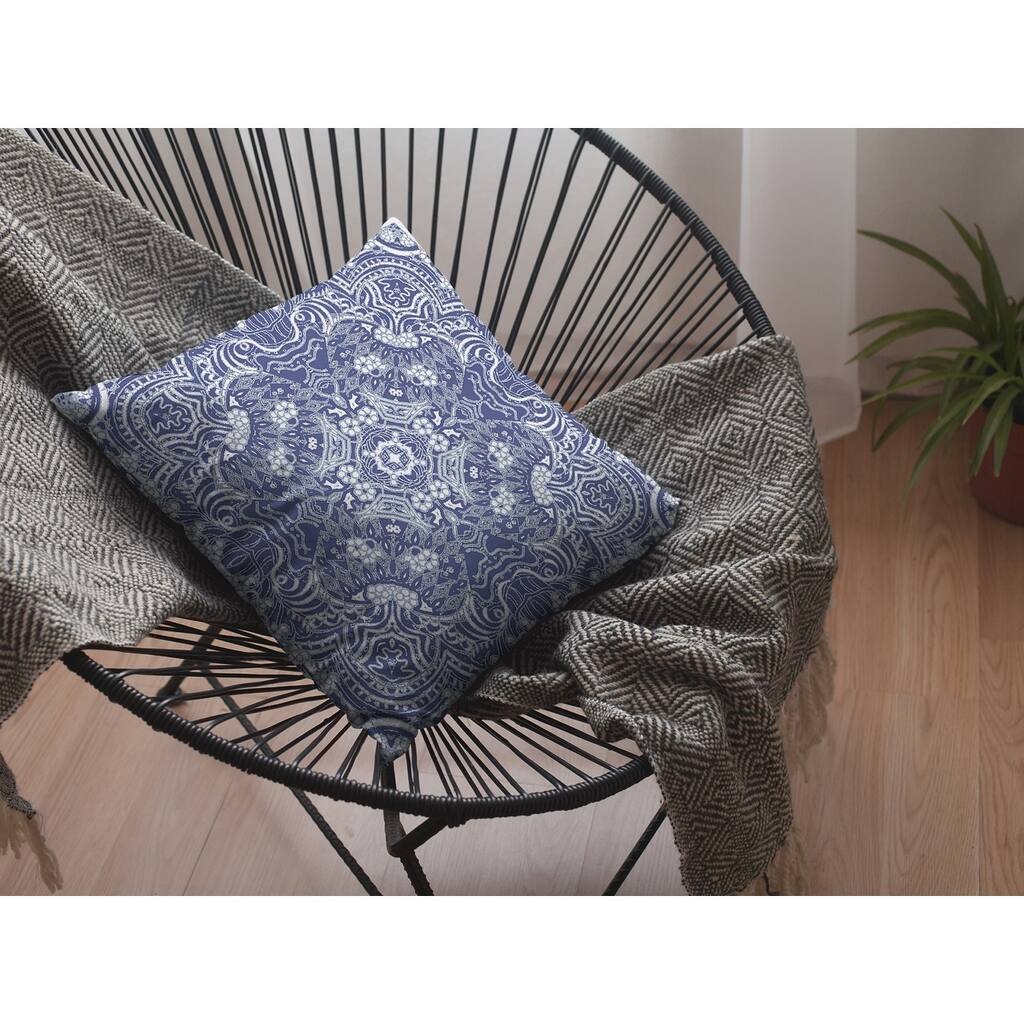 Tree of Life Geo Double Sided Decorative Pillow by Amrita Sen