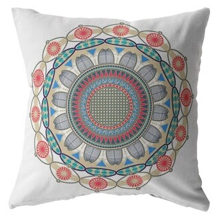 Suede Double Sided Decorative Pillow mandala pillow case horse