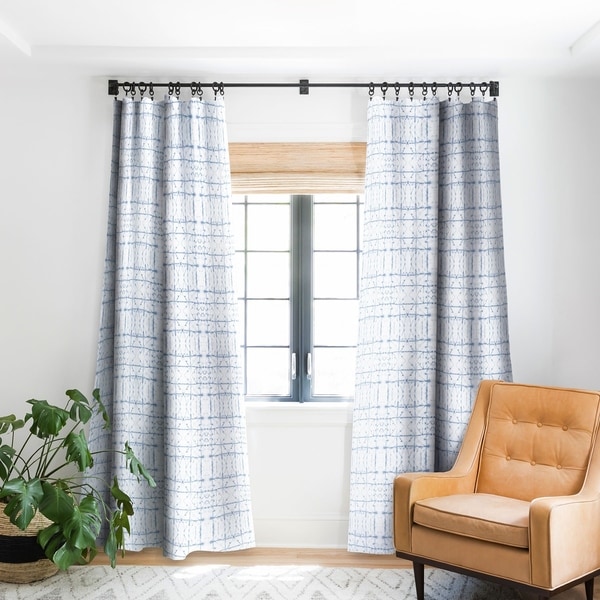 Shop Deny Designs Manifest Slate Blue Blackout Curtain Panel (2 Size