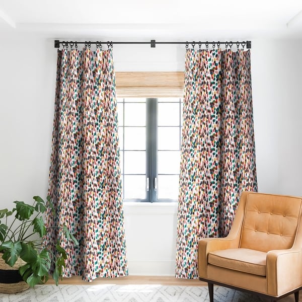 Deny Designs Tropical Dots Blackout Curtain Panel - 84" (As Is Item). Opens flyout.
