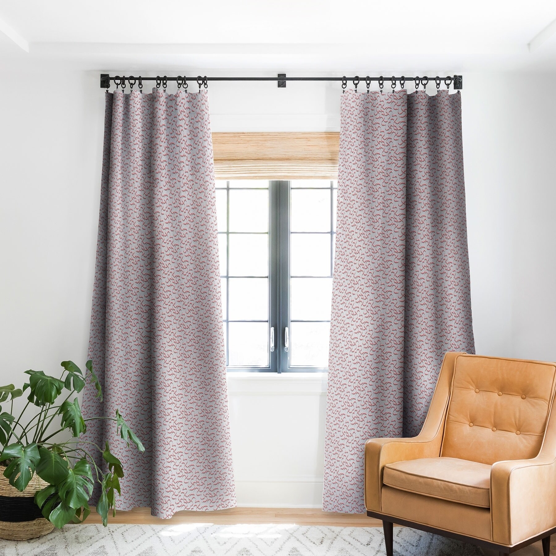 The 13+ Hidden Facts of Red And Gray Curtain: The print craft makes ...