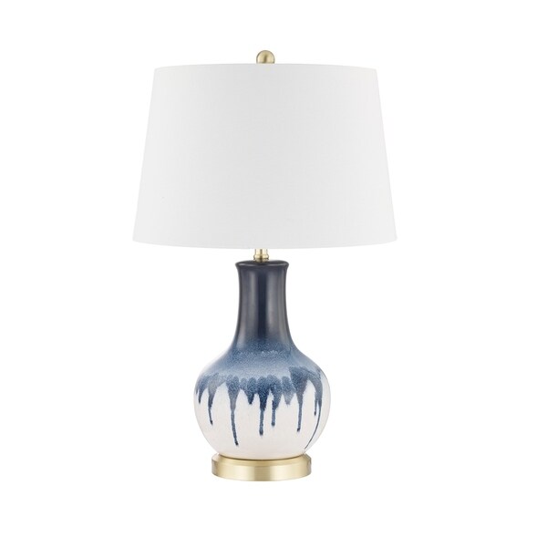 blue reading lamp