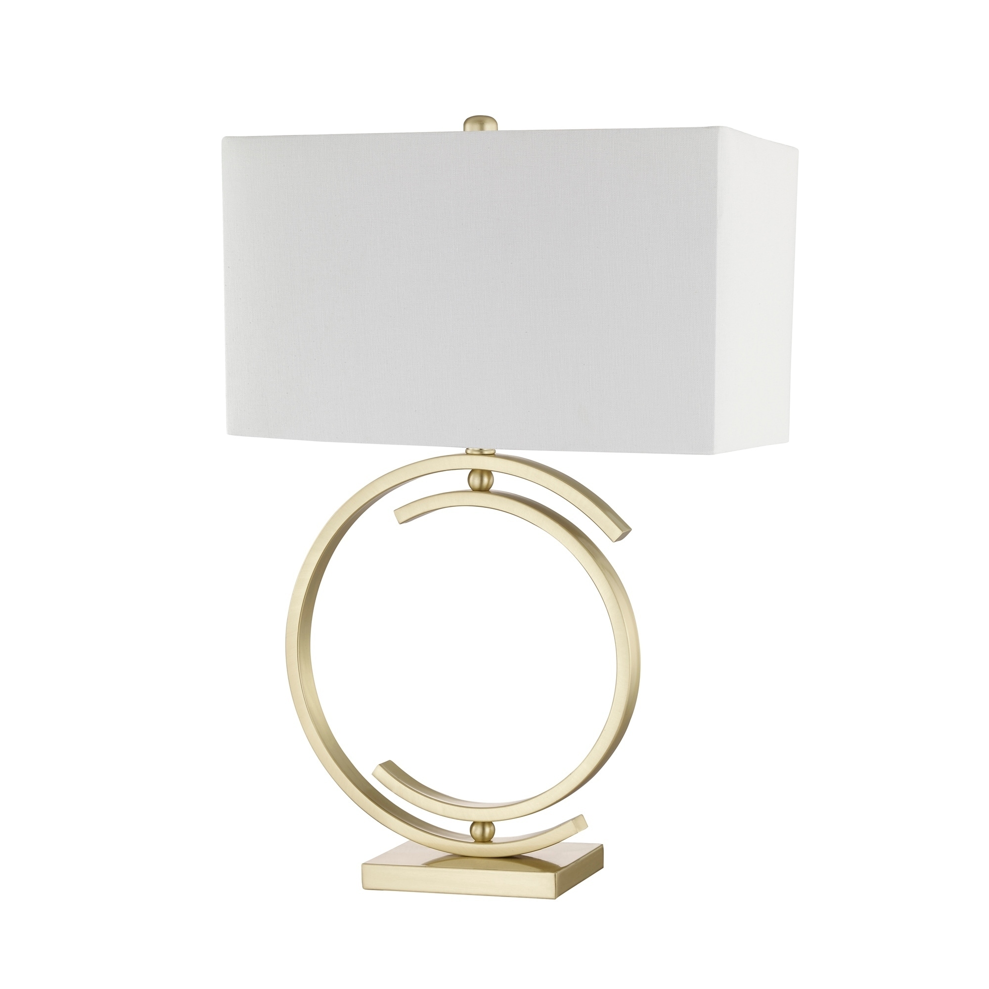 brushed gold lamp