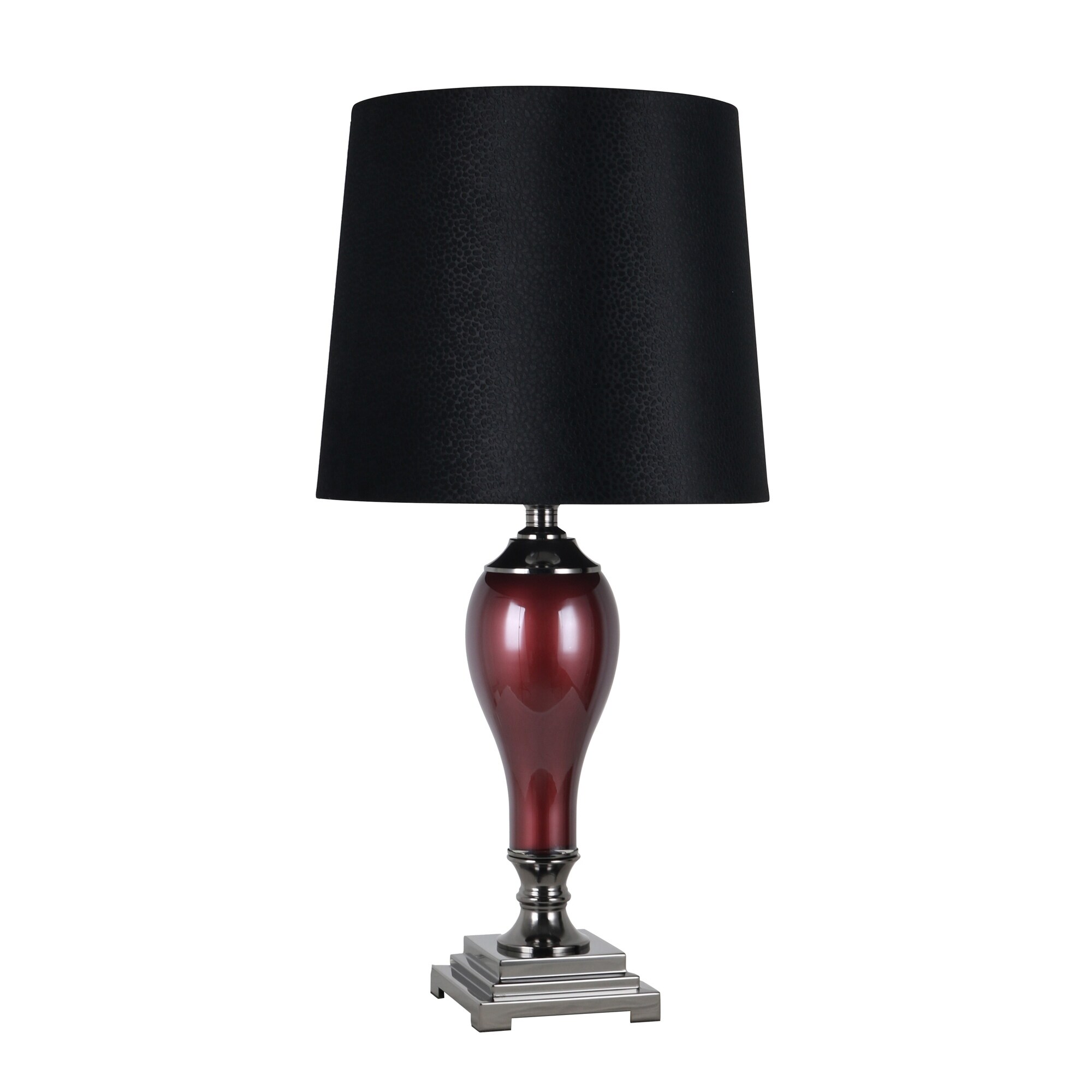 glass urn table lamp