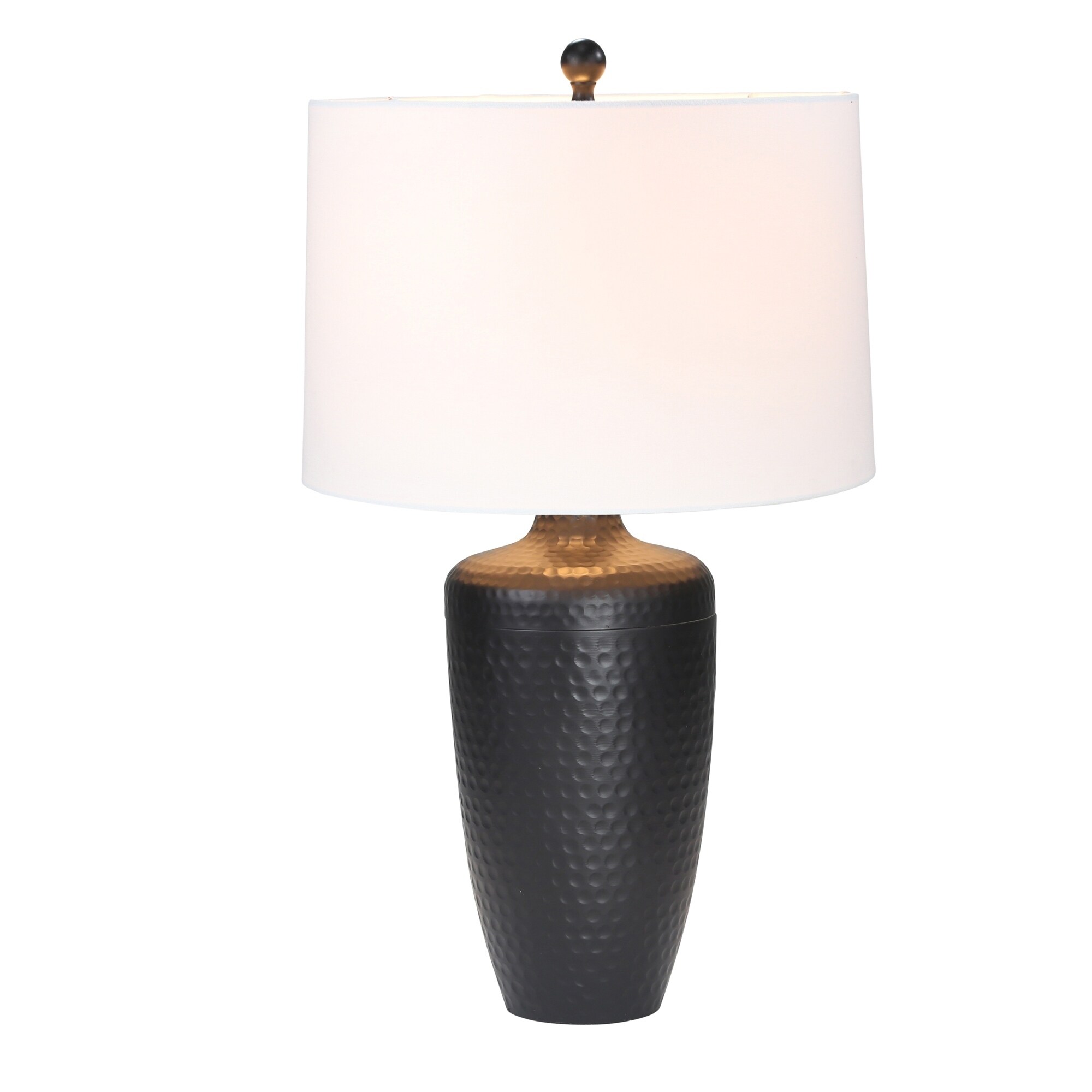 matt black table lamp