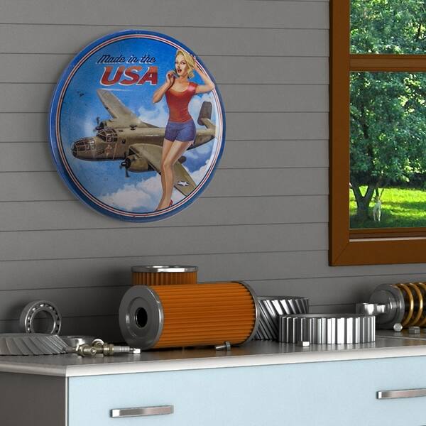 Shop Made In The Usa Dome Shaped Metal Sign Wall Decor For Bar