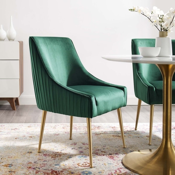 overstock green dining chairs