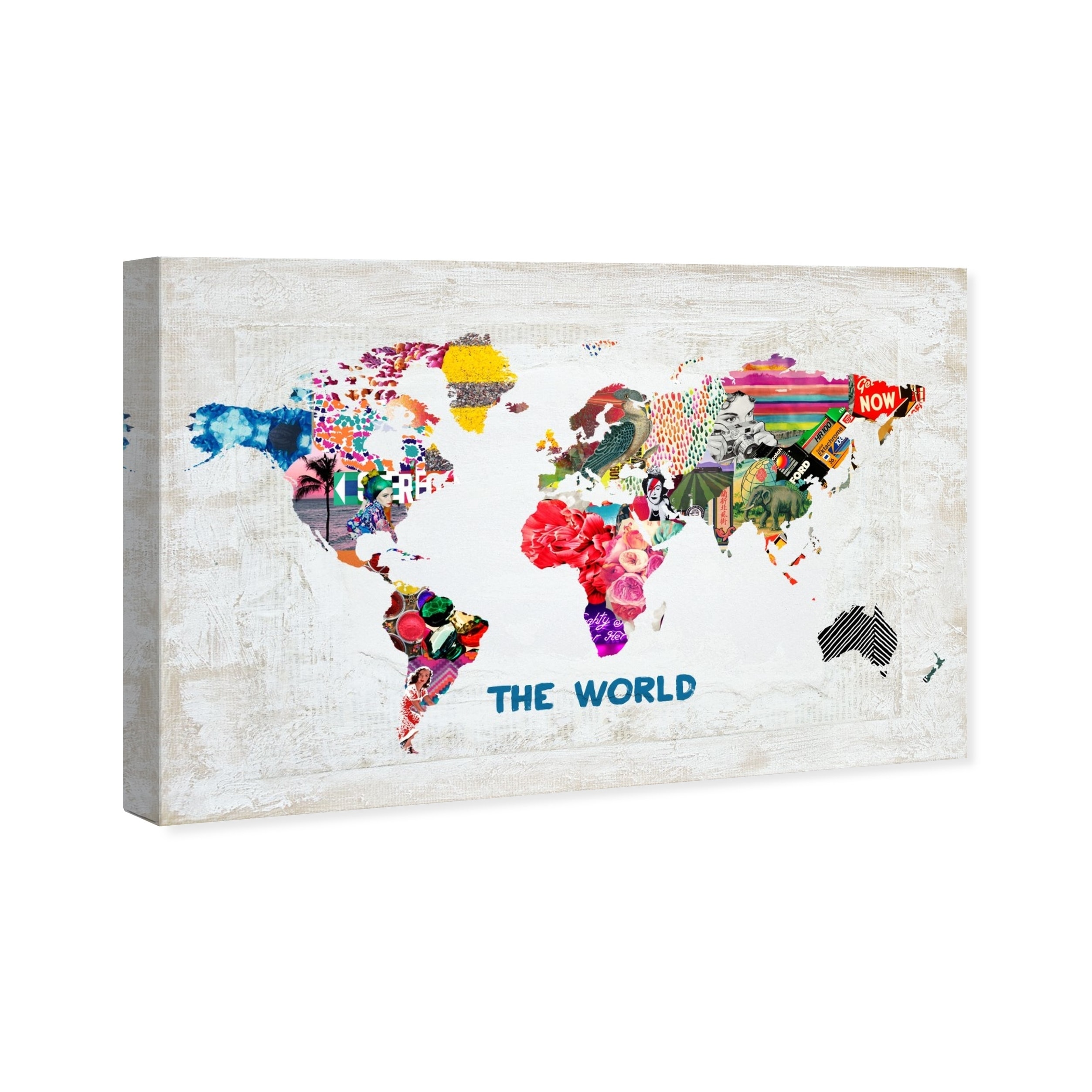 速達便★Oliver Gal★Hipster Mapa Mundi★キャンバス 137x91cm 速達便☆Oliver Gal☆Hipster Mapa Mundi☆キャンバス 137x91cm
