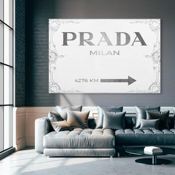 Milan Sign  Fashion and Glam Wall Art by Oliver Gal