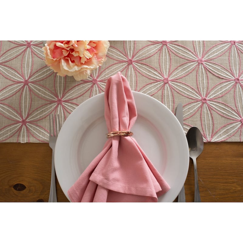 DII Embroidered Table Runner