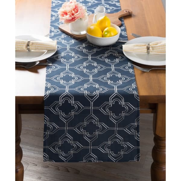 Dii Embroidered Table Runner On Sale Overstock 28370183