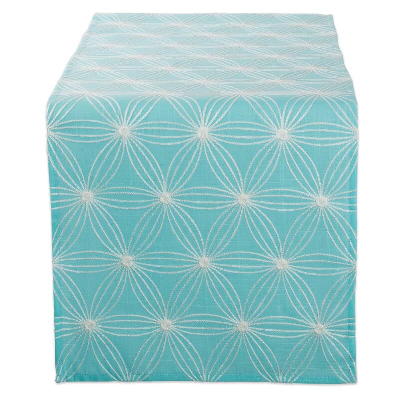 DII Embroidered Table Runner