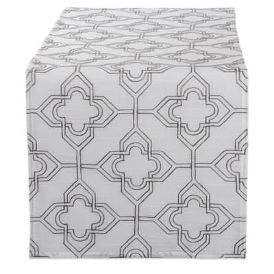 DII Embroidered Table Runner