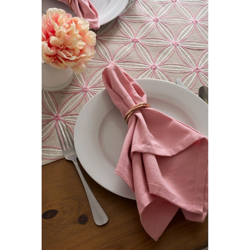DII Embroidered Table Runner