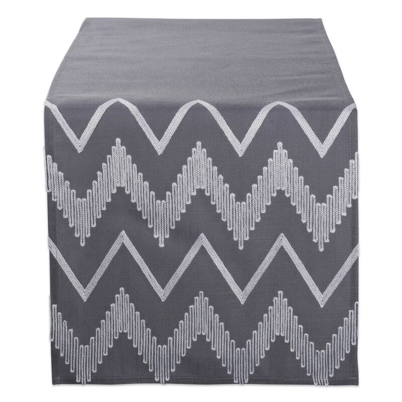 DII Embroidered Table Runner