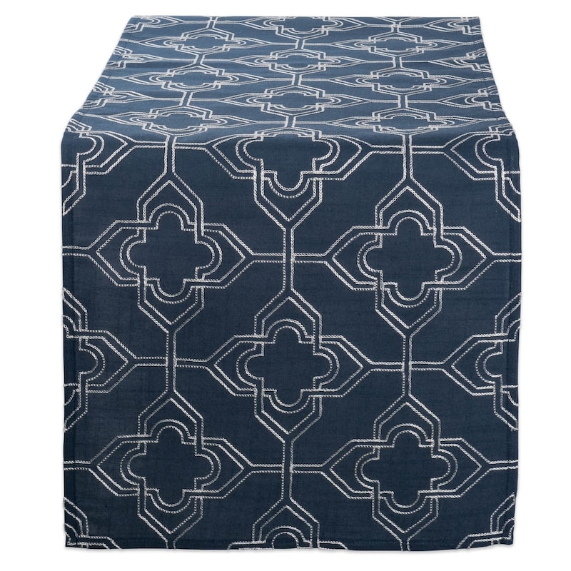 DII Embroidered Table Runner