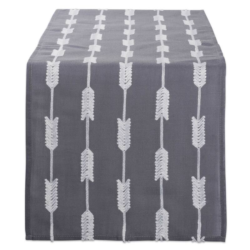 DII Embroidered Table Runner