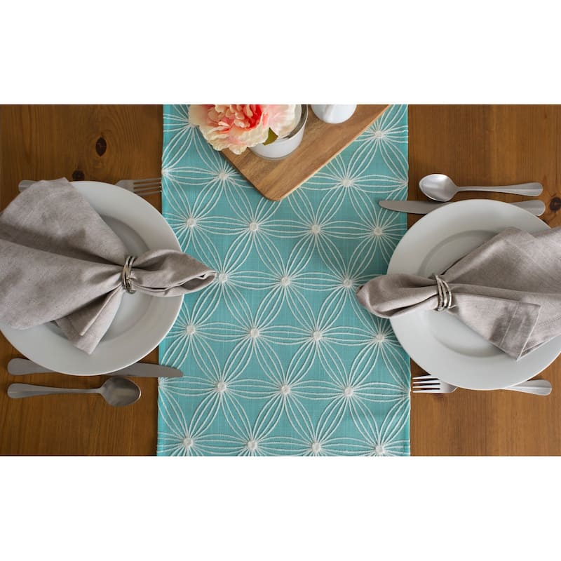 DII Embroidered Table Runner
