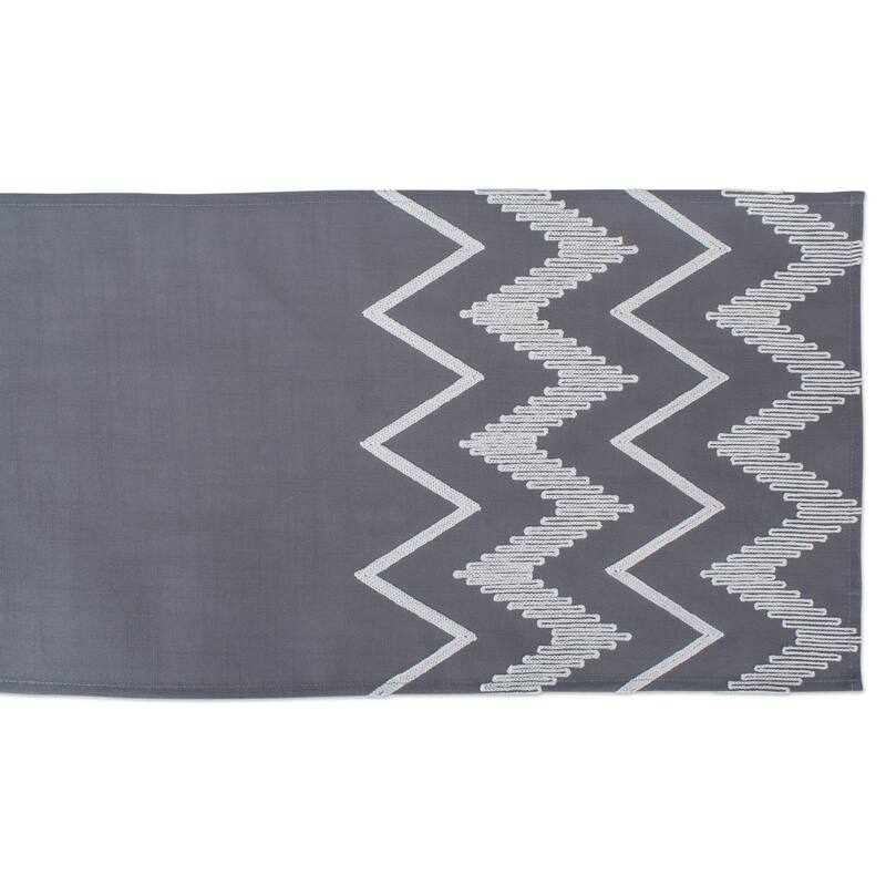 DII Embroidered Table Runner