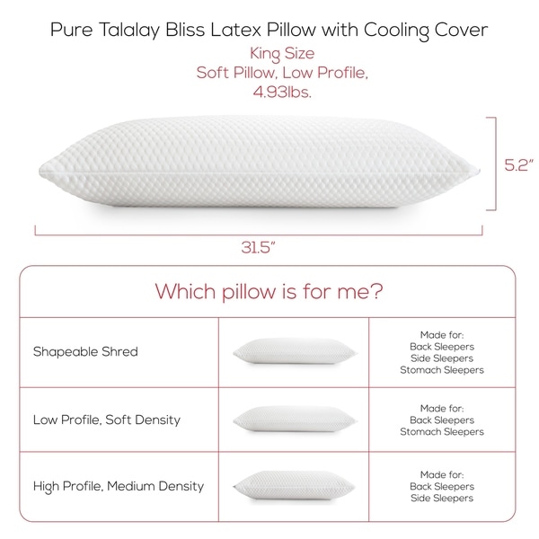 pure latex bliss pillow