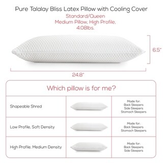 Talalay Bliss High Profile Soft Pillow Talalay Bliss High Profile Soft Pillow
