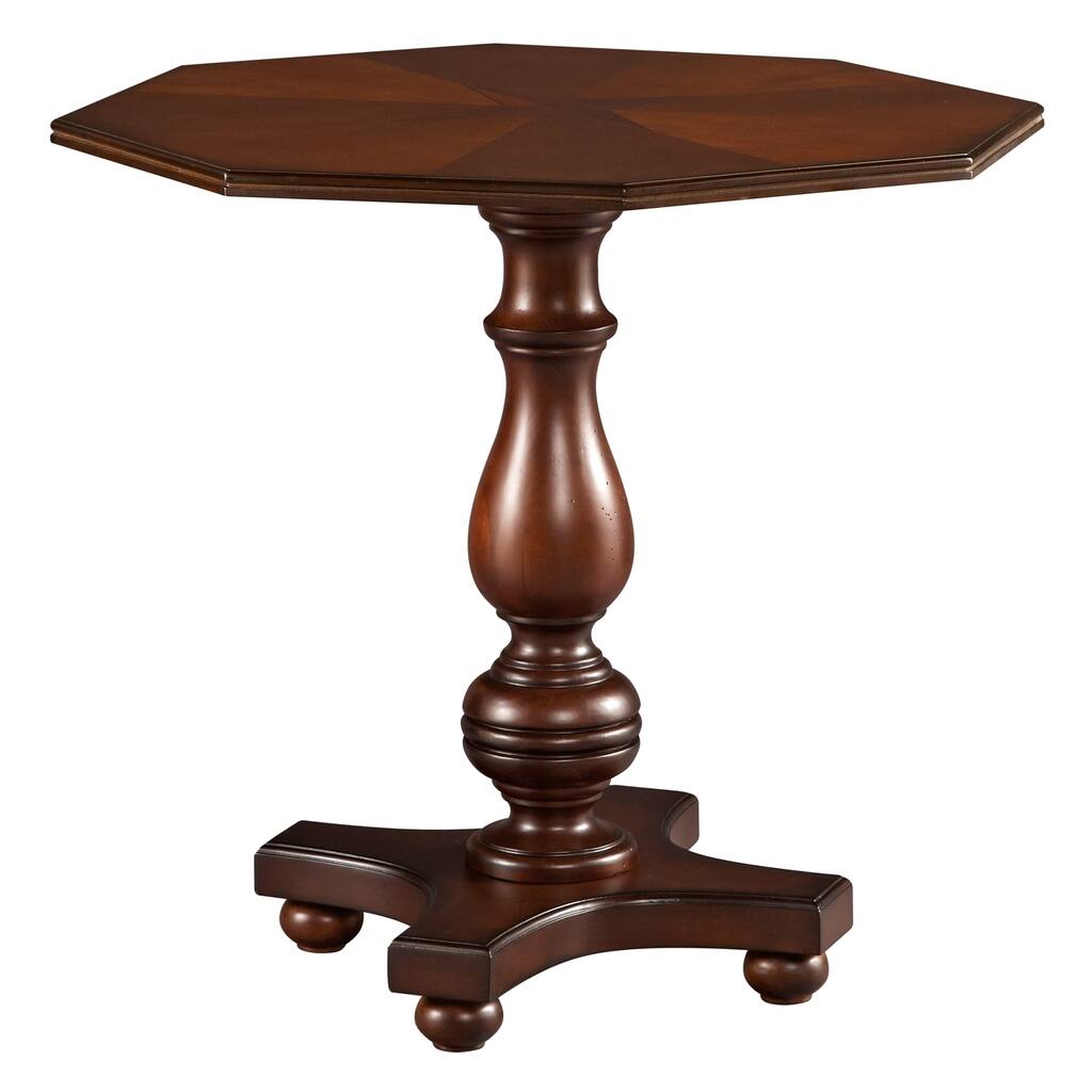 Octagon Solid Wood End Table - Georgetown Heights