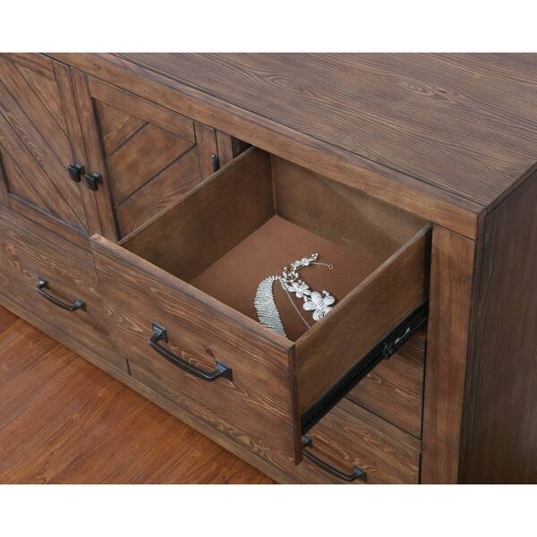 Archer Mojave Brown 6 Piece Panel Bedroom Set On Sale Overstock 28370709