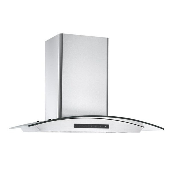 glass canopy rangehood