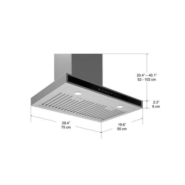 slide out rangehood 60cm bunnings